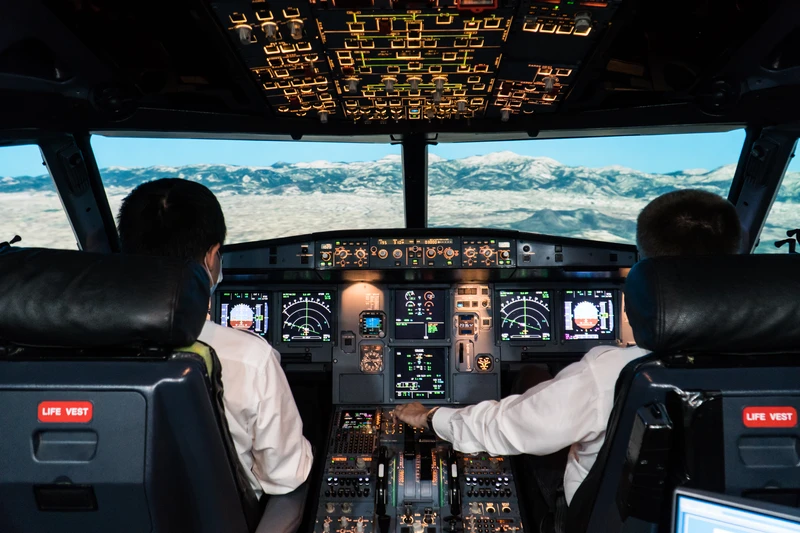 Cockpit nivel D FFS. Foto: Quality Fly 